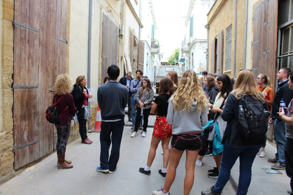 Optional Trips: Last but not Least...Cyprus Students join a member of the European Commission Representation in Cyprus Ms. Alexandra Attalides for a tour of old Nicossia.